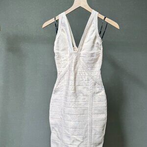 Marciano Olivia Bandage Dress in Cream